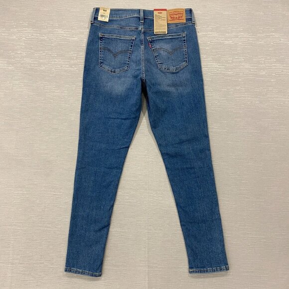 Levi's 720 Jeans Womens 31 x 28 High Rise Super Skinny Medium Wash Stretch Denim - Picture 3 of 12